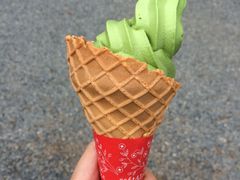 抹茶冰淇淋-豆政(金閣寺境内売店)