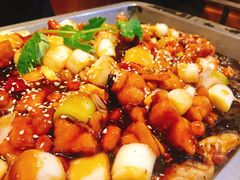 双拼口味宫保鸡丁烤鱼-锦尚阁烤鱼•天津菜(宣武门胡同店)
