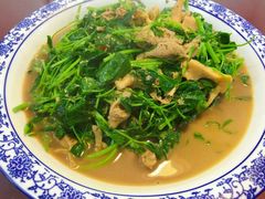 蚌肉金花菜-呼吸森林·生态农庄农家乐私房菜