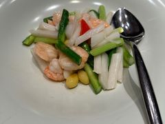 翠绿山药炒虾仁-满满海佛跳墙(千禧店)