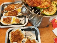 蒜蓉焗扇贝（熟蒜）3个-炒豆合作社(东四总店)