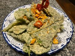 面拖桑树叶-天台徐家小吃