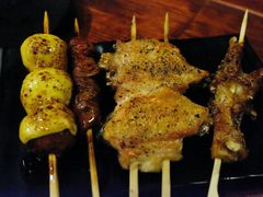 烧酱鸡肝-鸟串烧Yakitori