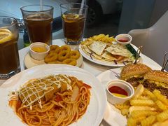 茄汁炸猪扒意粉-about(丹霞庄店)