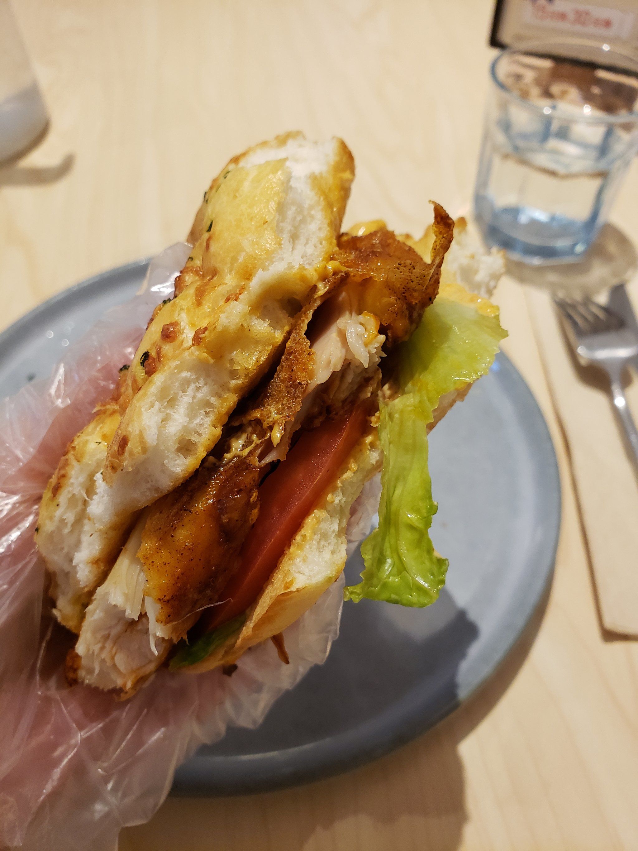 炸鸡三明治必尝