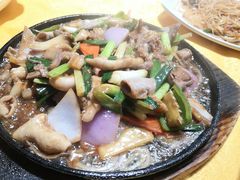 铁板猪杂-长坦新鲜猪什夜宵广场
