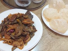 炒羊杂-沙州食驿·非遗小吃夜市