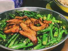 叉烧炒芥兰-农汤老店(顺联公园里店)