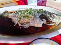 清蒸包公鱼-乐在集市海鲜大排档(平潭店)