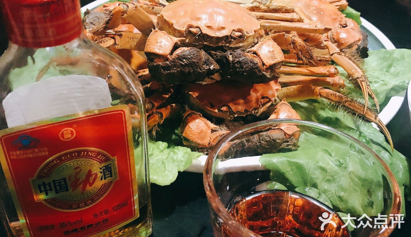 螃蟹配劲酒，有劲新吃法