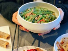 豆角丝炒肉拌转百刀-日上三甘(三里屯店)