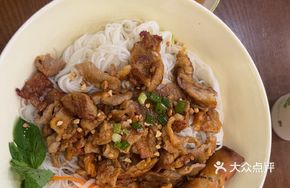 Grilled Pork Spring Roll with Lime Noodles
