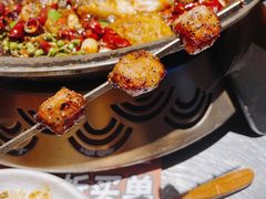 烤猪颈肉-烤匠麻辣烤鱼(青羊万达店)