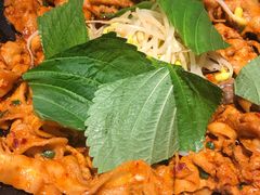铁板章鱼五花肉-春熙台韩国料理·章鱼肥牛(西丽店)