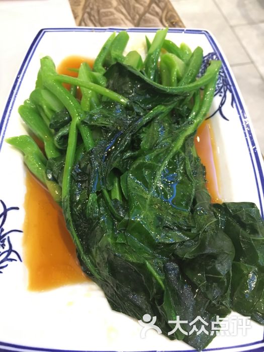 潮粥荟·潮汕砂锅粥(恒泰广场店)广东白灼芥兰图片 - 第1张