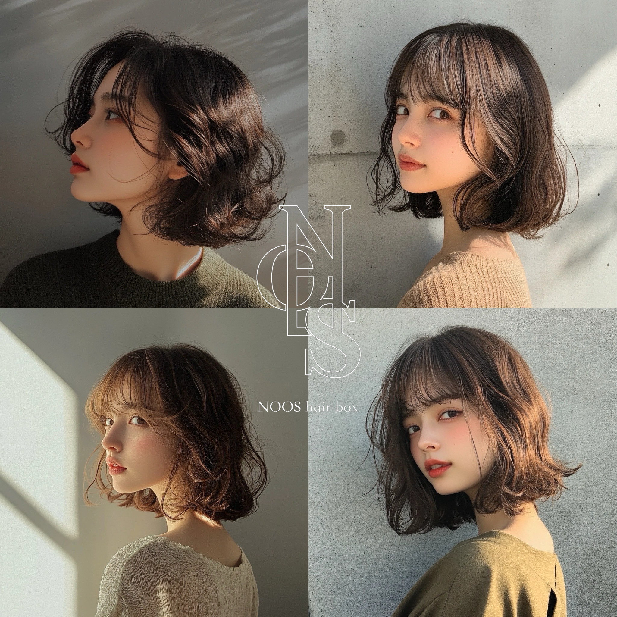 日系女生中长发发型合集6