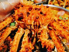 雪花帝王蟹-桔子海鲜烧烤大排档(台东店)