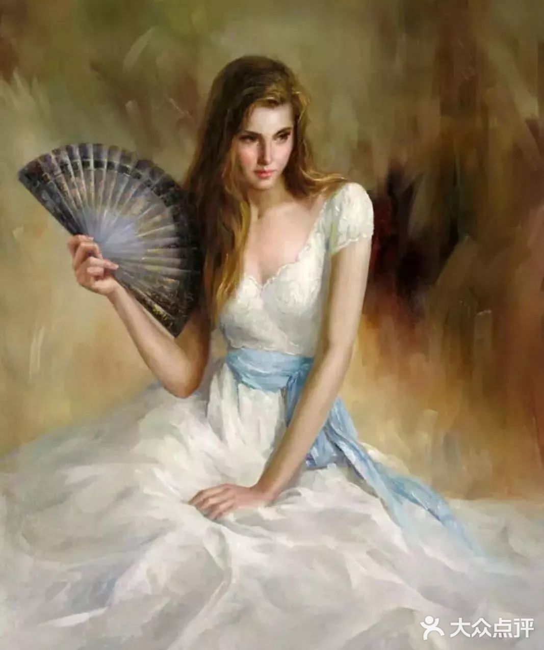 这油画🖼️中的美女,好美!!!