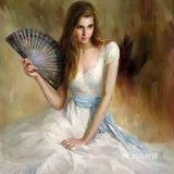 这油画🖼️中的美女,好美!!!