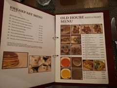 菜单-Old House Restaurant