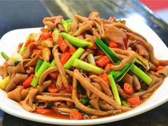 姜葱炒鹅肠-优之名鹅城