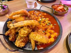 必点炸鸡翅配年糕-HOTISLAND海鸡岛·韩国料理(江南西店)