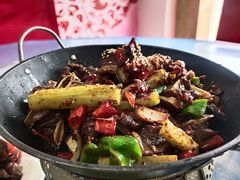 干锅牦牛肉-飘香美食城