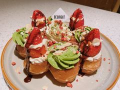 草莓忌廉华夫饼-BE BRIGHT KITCHEN(正佳广场店)