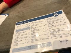 菜单-Fergburger(皇后镇店)