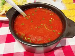 莜面鱼锅蕃茄酸汤-西贝莜面村(上海百联西郊店)