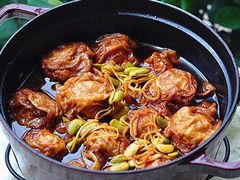 油面筋炒黄豆芽-新花城蟹粉馆(乌鲁木齐店)