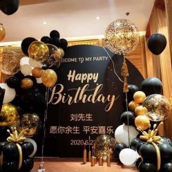 -七月气球布置订婚·宝宝宴· 求婚·生日布置(二七万达店)