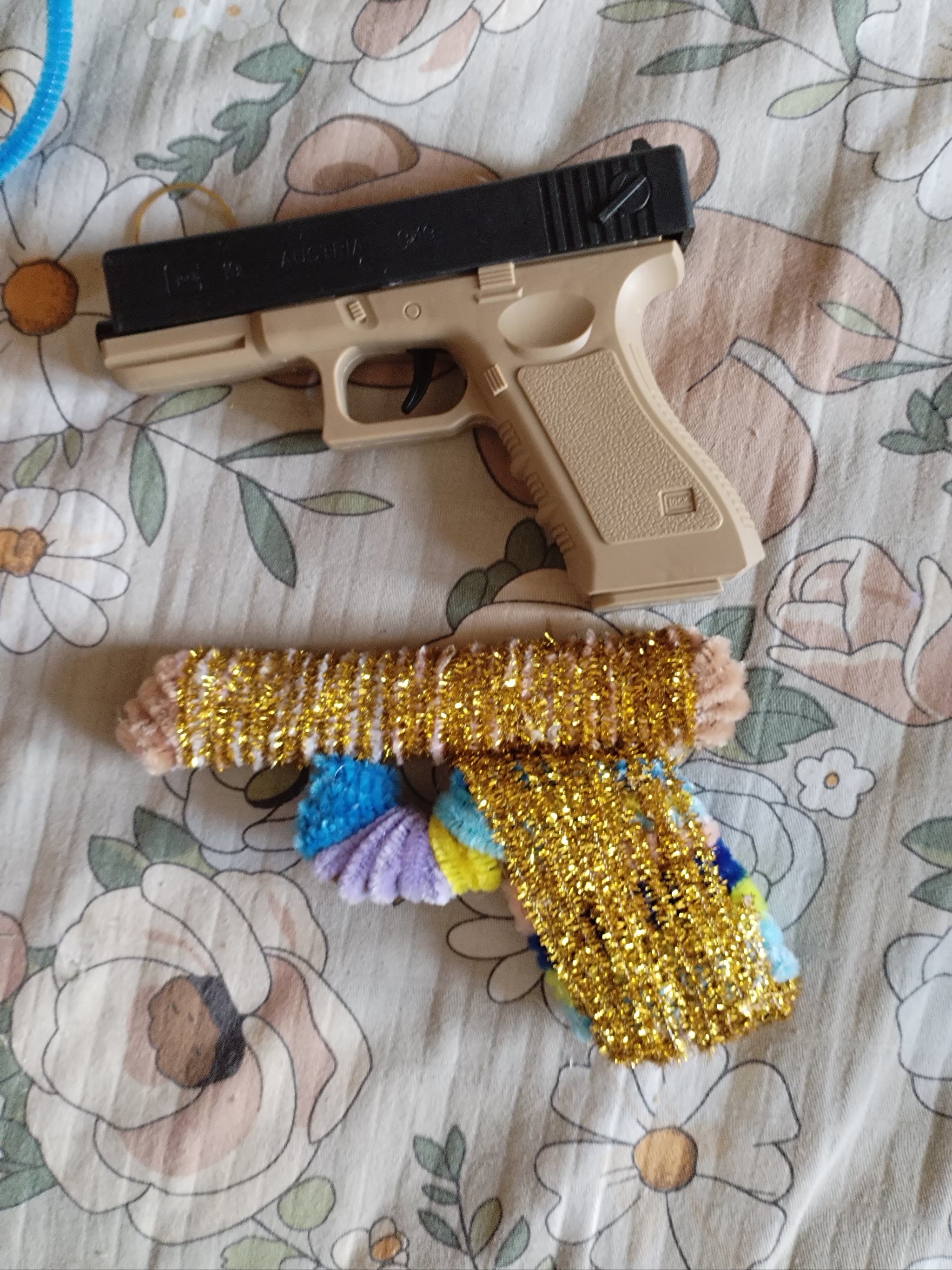 扭扭棒手枪完工!