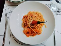 辣味大虾海鲜意面-1981牛排西餐厅(海信店)