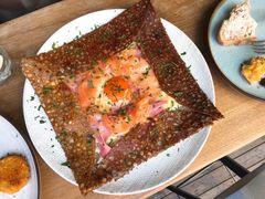 鸡蛋蘑菇熏肉荞麦可丽饼-RAC BAR(安福路店)