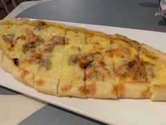 鸡肉奶酪皮塔饼-伊斯坦布尔土耳其清真咖啡餐厅
