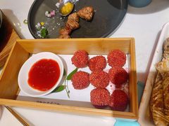 榴莲荔枝虾-后海16号·北京私房菜