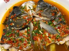 老坛剁椒蒸鲜活大鱼头-举炊·寻湘记·新鲜现炒(临平西子国际店)