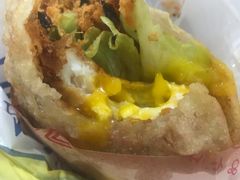 -小红车炸蛋葱油饼