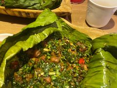 包烧鸡脚筋-纳禾春.云南.版纳特色菜.傣味手抓饭(南亚店)