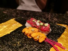 海胆生牛肉手卷-老乾杯和牛烧肉(王府中环店)