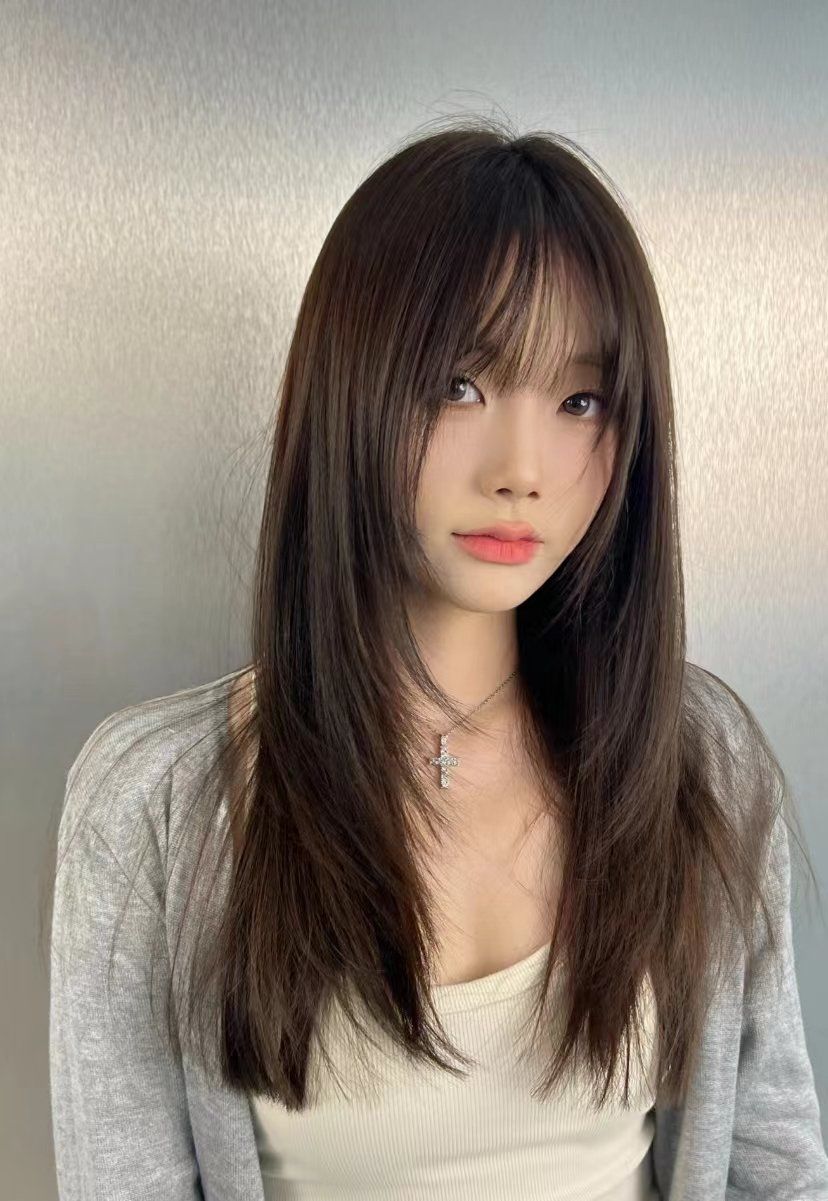 韩式网红减龄刘海