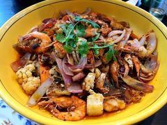 干锅香辣虾-休记光头香辣蟹干锅(绵竹店)