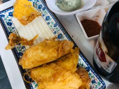 鸡蛋炸馒头片-大槐树烤肉馆