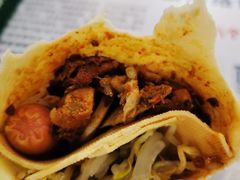 京酱鸡丝卷饼-北大学一食堂