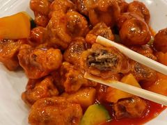 菠萝咕咾肉-功德林素菜饭庄(前门店)