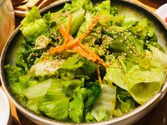 炝生菜-小金鬼·煎饺·鸽子汤