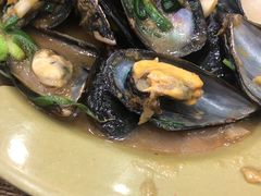 姜葱炒青口-贞姨美食·老字号海鲜大排档