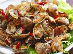 辣炒蛤蜊-胖子饺子馆·海鲜家常菜(海军博物馆店)