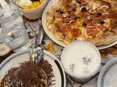 辣肠芝士拼意大利火腿披萨-PIZZA BIANCA(万象城店)